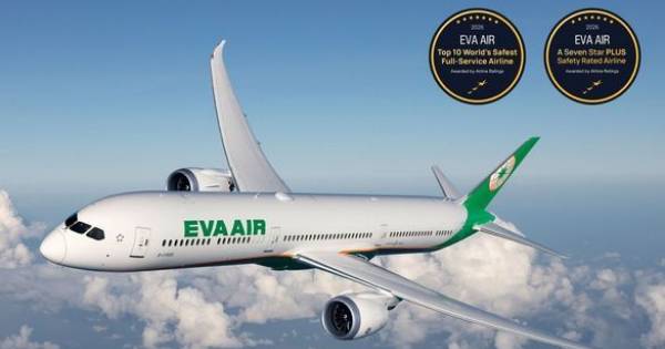 EVA Air Receives International Recognition for Flight Safety