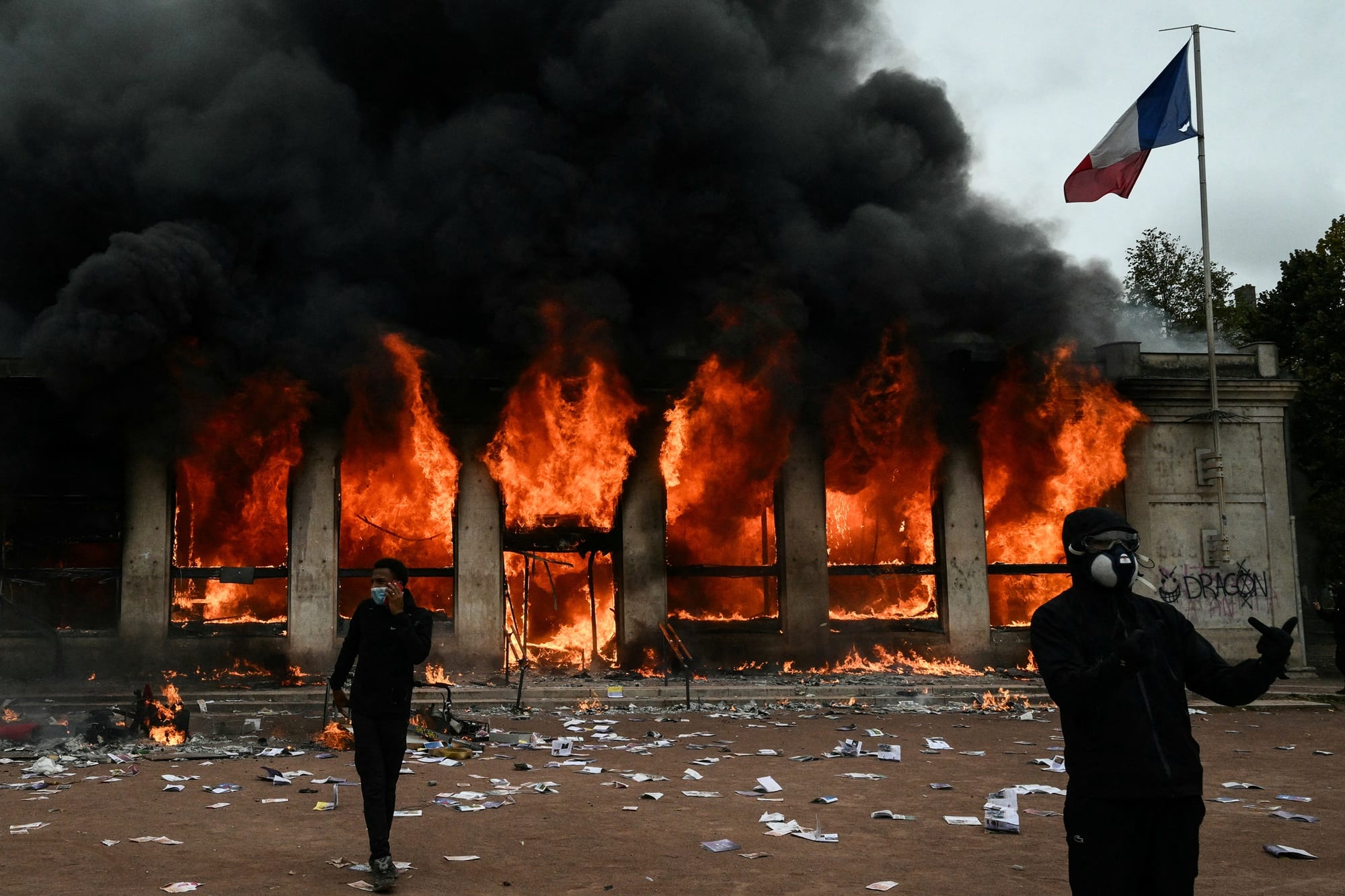 Une antenne de l&rsquo;office de tourisme de Lyon saccagée et incendiée​AFP